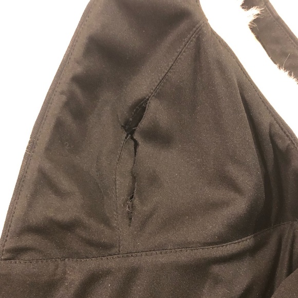 Black and Lime Green Sexy Cocktail mini Dress - Picture 8 of 8